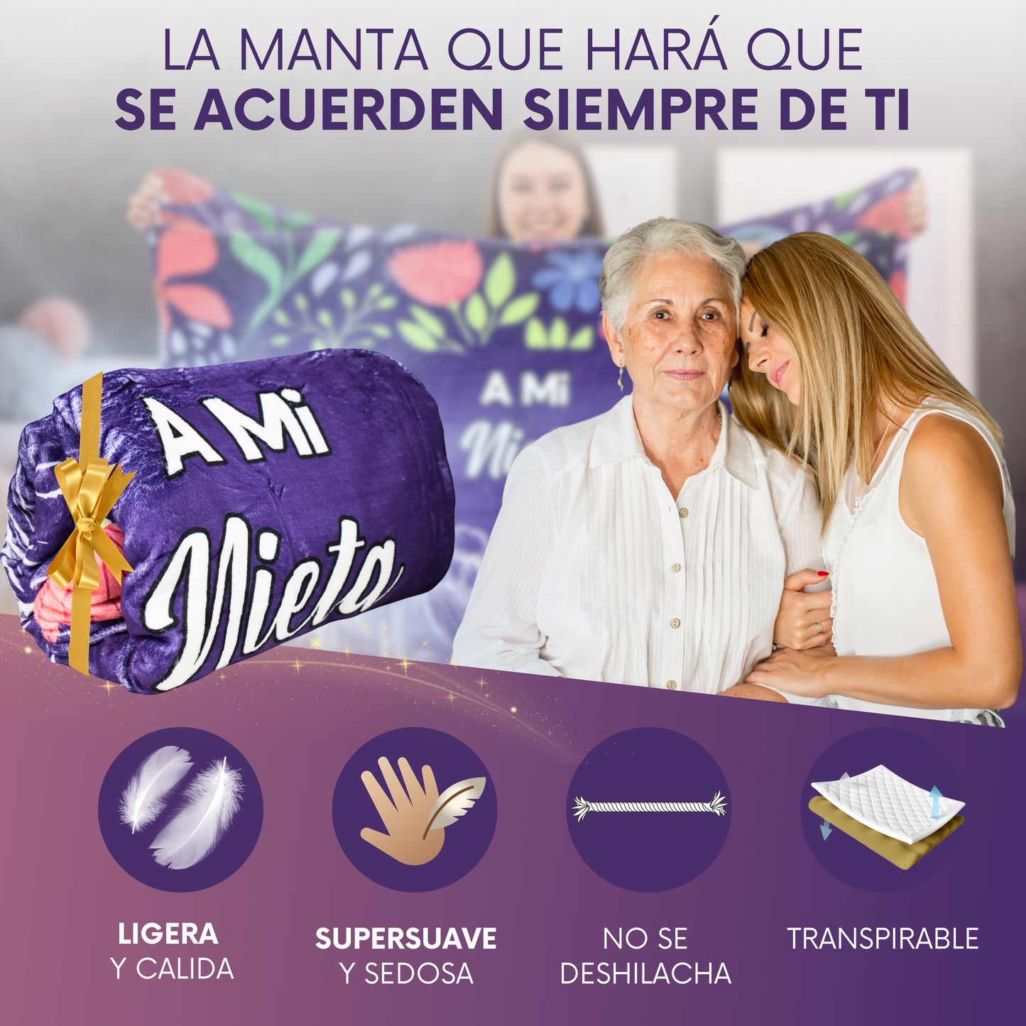 Manta CONFY Para Tus Seres Queridos